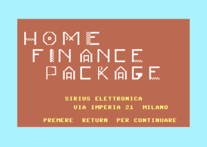 Home Finance Package
