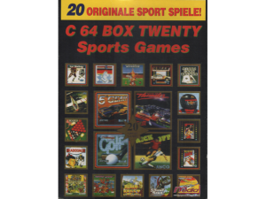 C64 Box Twenty Sports Games
